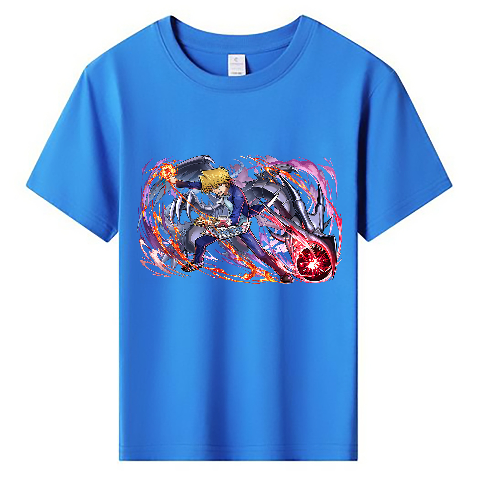 （画像用） 遊☆戯☆王 Yu-Gi-Oh! 綿100％キッズTシャツ（フロントプリント）